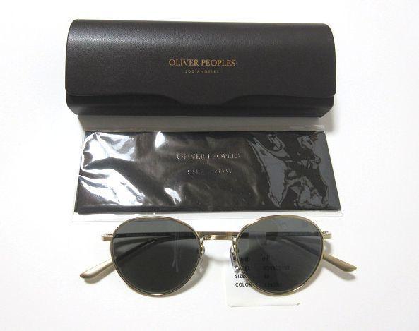 OLIVER PEOPLES × THE ROWサングラス ケース付き OLIVER PEOPLES×THE ROW BROWNSTONE 2 OV1231ST 5252R5 Sunglasses 49